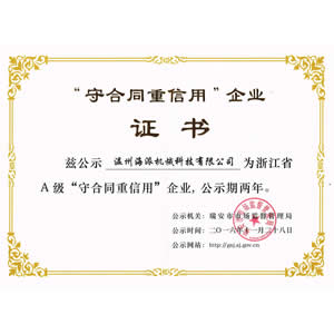 Contract-honoring and credit-worthy enterprise